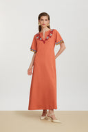 Guava Kaftan - Old Pink