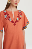 Guava Kaftan - Old Pink