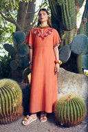 Guava Kaftan - Old Pink