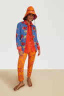 Reversible Jhodpuri Jacket - Ibisco Royalblue