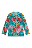 Reversible Jhodpuri Jacket - Nizam Allover Ferozi