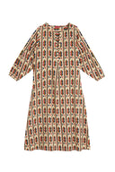 Khubani Dress - Amer Ikat Blue