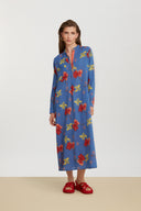 Long Kurta - Ibisco Royalblue