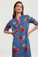 Kurta Lunga Ibisco Royalblue