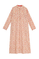 Long Kurta - Leopard Touch Small Red
