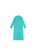 Kurta Lunga Mini Stripes Ferozi