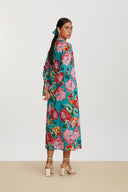 Long Kurta - Nizam Allover Ferozi