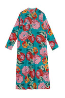 Long Kurta - Nizam Allover Ferozi