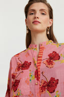 Kurta Lunga Aperta Ibisco Pink