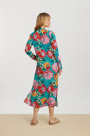Long Kurta Open - Nizam Allover Ferozi