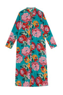 Long Kurta Open - Nizam Allover Ferozi