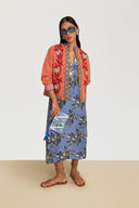 Lotty Dress - Indigo Blues Plumbago