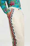 Maheswari Pants - Ivory