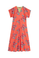 Saffron Kaftan - Kimono Crisantemo Geranium