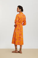 Saharian Dress - Toile De Jouy Orange