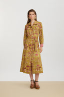 Saharian Dress - Toile De Jouy Chutney