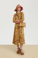 Saharian Dress - Toile De Jouy Chutney