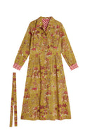 Saharian Dress - Toile De Jouy Chutney