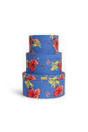 Box Fabric Set Of 3 - Ibisco Blue