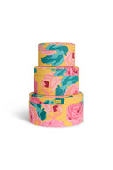 Box Fabric Set Of 3 - Nizam Flower Sulphur