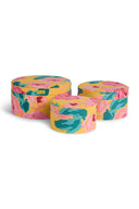 Box Fabric Set Of 3 - Nizam Flower Sulphur