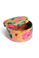 Box Fabric Set Of 3 - Nizam Flower Sulphur