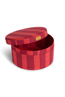 Box Fabric Set Of 3 - Stripes Red-Rany