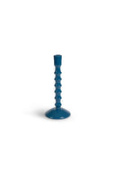 Candle holder Rosewood - Grey Blue