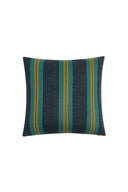 Wool Cushion 45X45 Cm - Triple Stripes Dark Blue