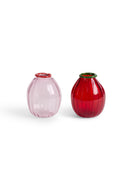 Set 2 Vasetti Decorativi Filigrana - Pink Red