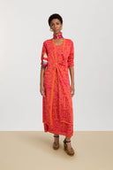 Abito Amla - Damask Design Orange