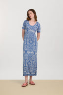 Amla Dress - Damask Design Sugar
