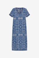 Amla Dress - Damask Design Sugar
