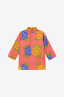 Kurta Bambino - Big Flower Old Pink