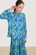Bella Shirt - Dragon Cloud Aqua