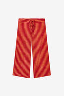 Cabana Pants - Mini Stripes Red