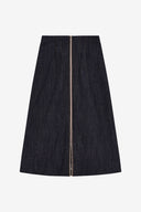 Chambray Skirt - Denim Blue