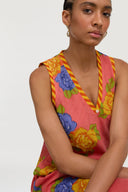 Abito Cheack - Big Flower Old Pink