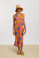 Abito Cheack - Big Flower Old Pink