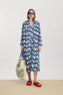 Abito Cheack - Ikat Arrow Blue