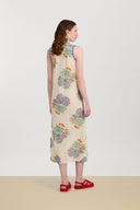 Cheack Dress - Positano Flower Plumbago