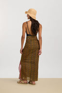 Kotadoria Shawl 100X200Cm - Dragon Tiger Green Gold