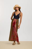 Kotadoria Shawl 100X200Cm - Dragon Tiger Green Gold