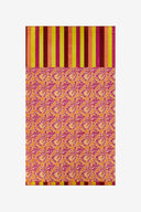 Silk Shawl 100X200Cm - Dragon Cloud Fuxia
