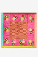 Foulard Silk 100X100Cm - Dandelion Fuxia