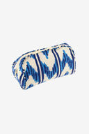 Goretta Pouch Big - Ikat Arrow Blue