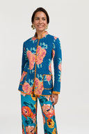 Jhodpuri Jacket - Hima Plumbago