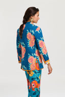 Jhodpuri Jacket - Hima Plumbago