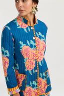 Jhodpuri Jacket - Hima Plumbago
