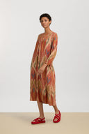 Khubani Dress - Kitila Flame Orange
